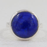 Natural Lapis Lazuli Sterling Silver Ring