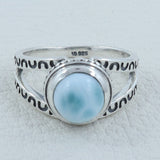 Larimar  Silver Ring