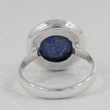 Natural Lapis Lazuli Sterling Silver Ring