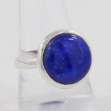 Natural Lapis Lazuli Sterling Silver Ring