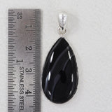 925 Sterling Silver Psilomelane Pendant