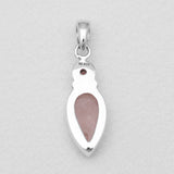 925 Sterling Silver Rose Quartz Pendants