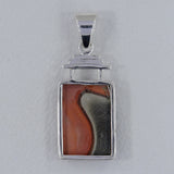 925 Silver Polychrome Jasper Pendant