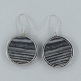 Zebra Jasper Silver Earring