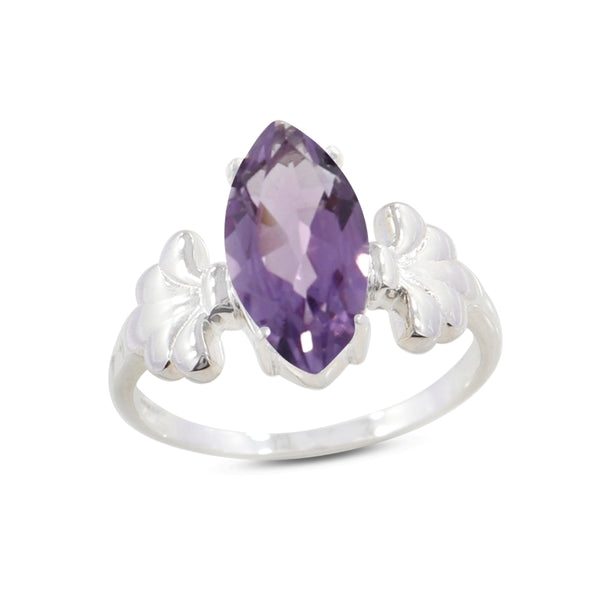 925 Sterling Silver Amethyst Rings