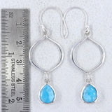 Labradorite Silver Earring