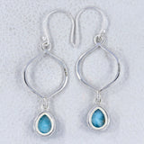 Labradorite Silver Earring