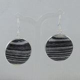 Zebra Jasper Silver Earring