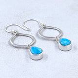 Labradorite Silver Earring