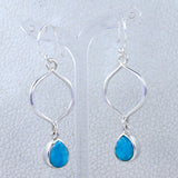 Labradorite Silver Earring