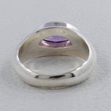 Amethyst Marquise cut Silver Ring