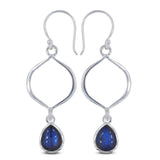 Labradorite Silver Earring