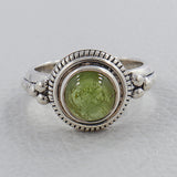 925 Starling Silver Tourmaline Ring