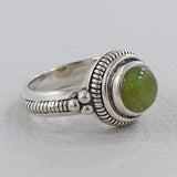 925 Starling Silver Tourmaline Ring