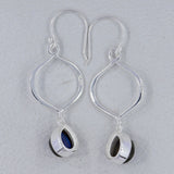 Labradorite Silver Earring