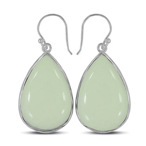 Polychrome Jasper Silver Earring