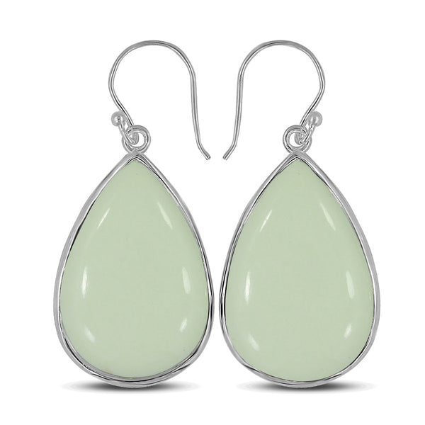 Polychrome Jasper Silver Earring