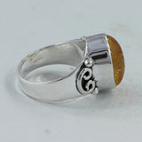 925 Sterling Silver Citrine Ring