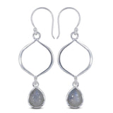 Labradorite Silver Earring