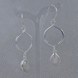 Labradorite Silver Earring