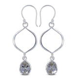 Labradorite Silver Earring