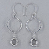 Labradorite Silver Earring