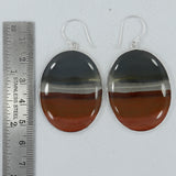 Polychrome Jasper Silver Earrings