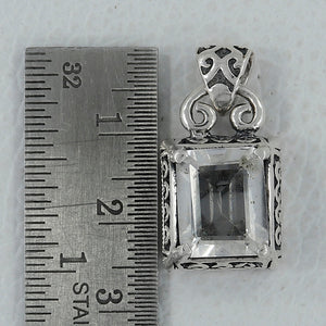 925 Sterling Silver Crystal Pendants