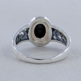 Black Onyx Silver Rings