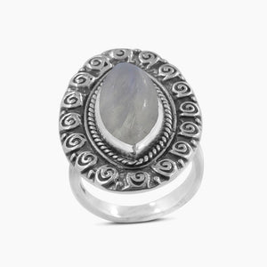 925 Sterling Silver Larimar Rings