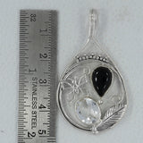 925 Sterling Silver Black Onyx Pendants