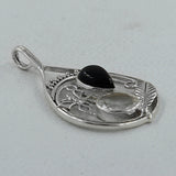 925 Sterling Silver Black Onyx Pendants