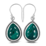 Boulder Turquoise Silver Earrings