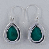 Boulder Turquoise Silver Earrings