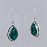 Boulder Turquoise Silver Earrings