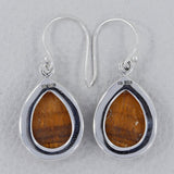 Boulder Turquoise Silver Earrings