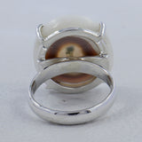 Solar Ice Quartz Silver Ring