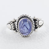 Tanzanite Sterling Silver Ring