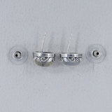 Rainbow Moonstone Stud Earring