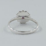 Natural Garnet Gemstone 925 Sterling Silver Ring