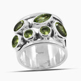 925 Sterling Silver Blue Topaz Rings