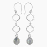 Lapis Lazuli Silver Earrings