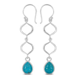 Larimar Silver Earring