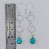 Larimar Silver Earring