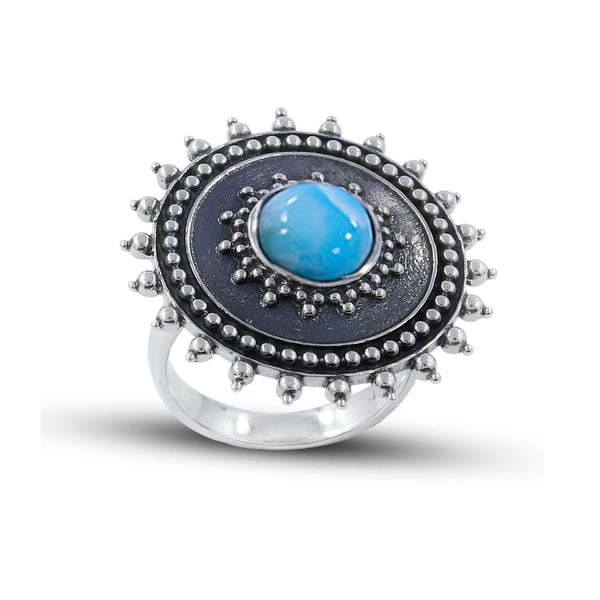 Natural Pink Opal Silver Unique Rings