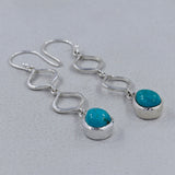 Larimar Silver Earring