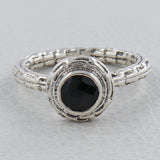 Smoky Quartz Silver Ring