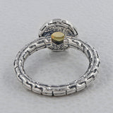 925 Starling Silver Smoky Quartz Ring