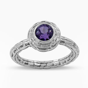 925 Sterling Silver Smoky Quartz Rings