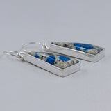 K2 Jasper Silver Earrings